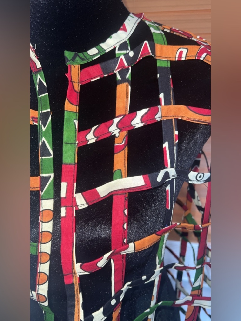 Luxury Handmade Ankara Maxi Duster Dress | Artisan African Wax Print | KKvogues - Picture 9 of 13